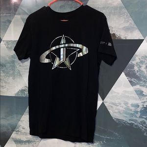 Jeffree Star X Manny MUA holographic T-shirt